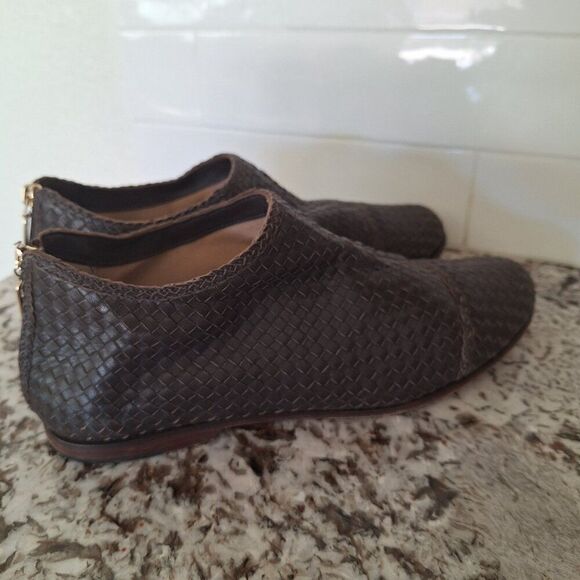 Anthropologie’s Guilhermina Tessia Brown  Leather Booties size 10 - Picture 2 of 8